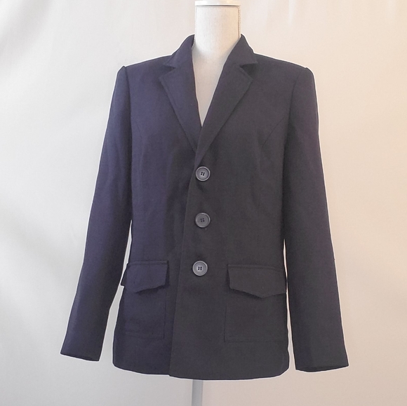 Liz Baker blue blazer jacket 10